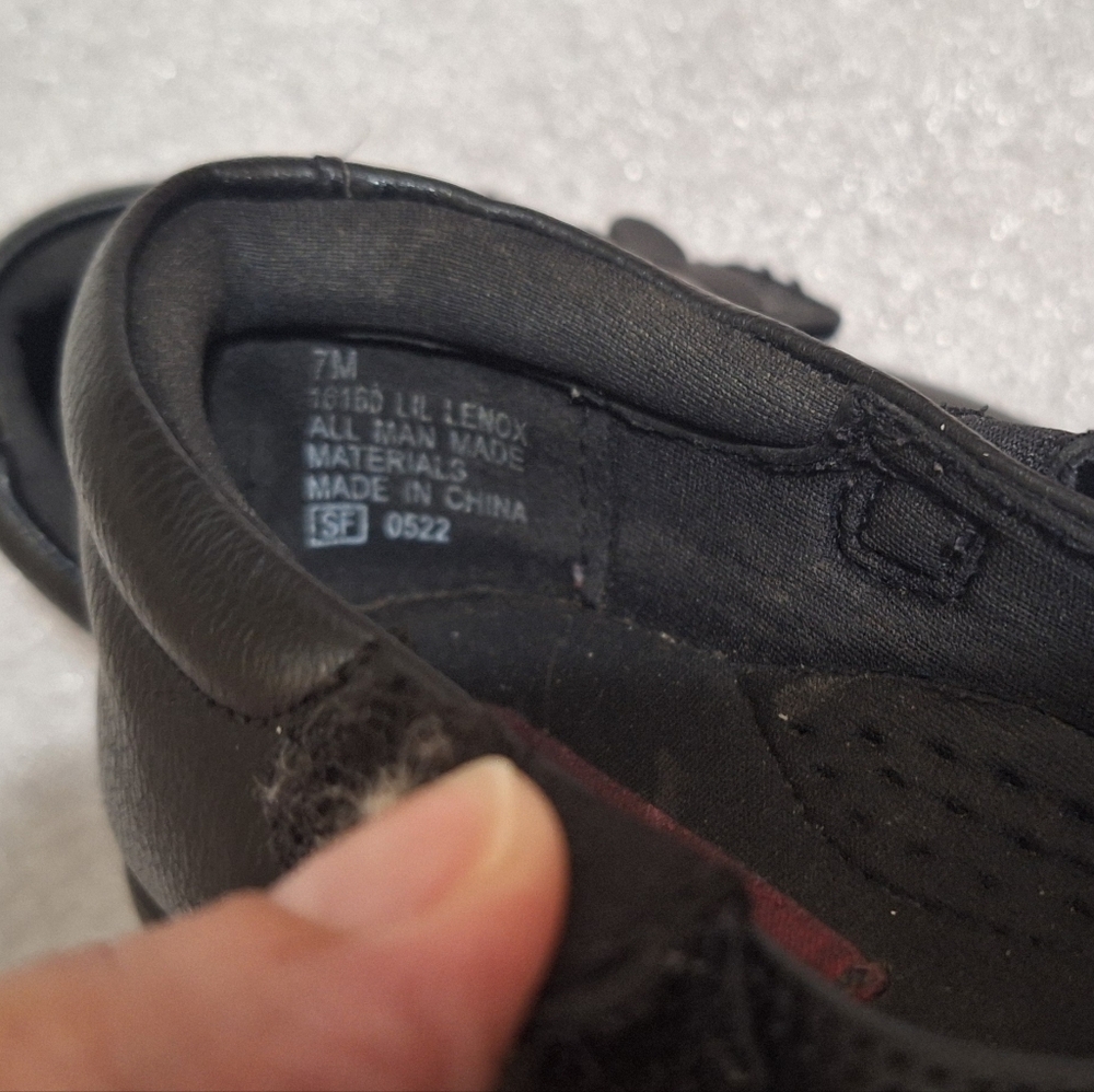 🏷 2/$12 Kids Black Dress Shoes with Buckle Closure - Picture 5 of 5